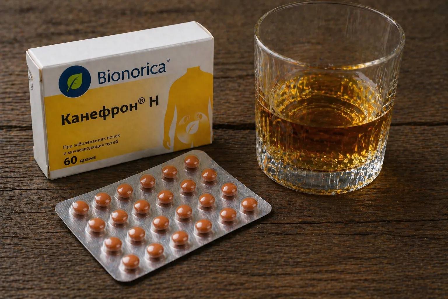 Канефрон и алкоголь: можно ли совмещать и к чему это приведет
